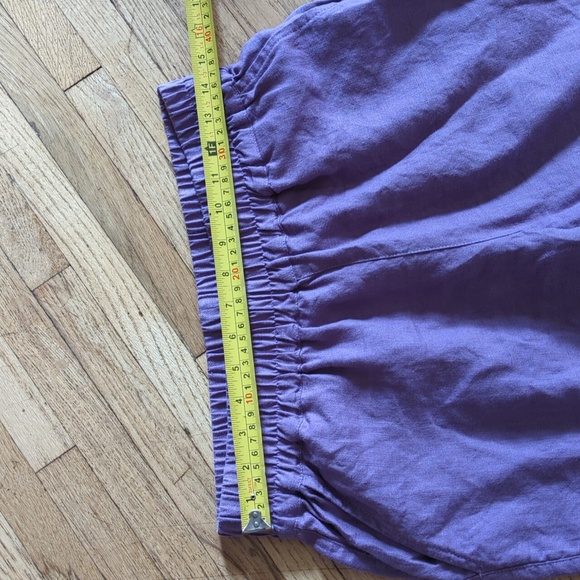 Loose Linen Pants, Dusty Lavender, Women's Size M/L - Picture 11 of 16